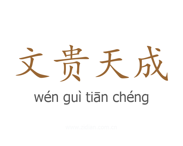 文贵天成