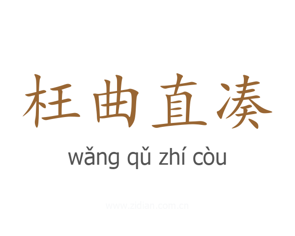 枉曲直凑