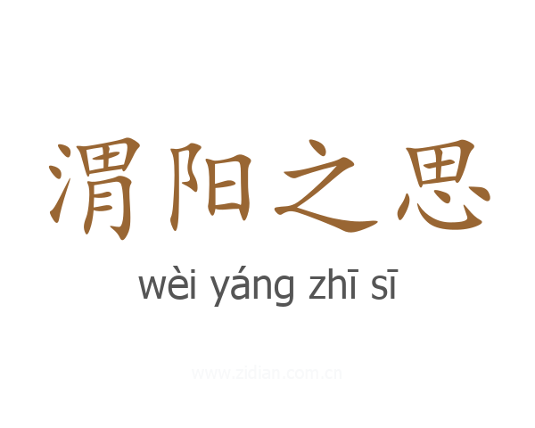 渭阳之思