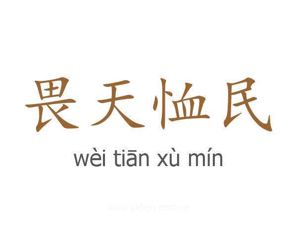 畏天恤民