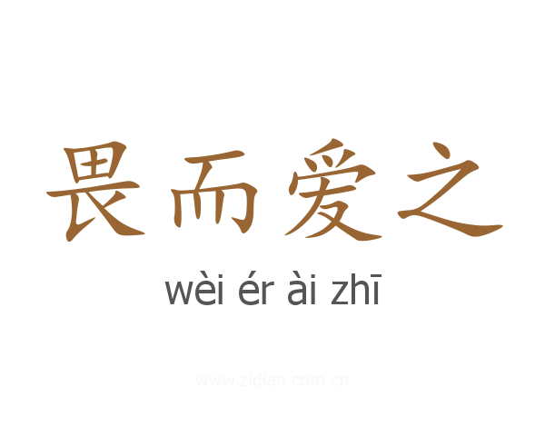 畏而爱之