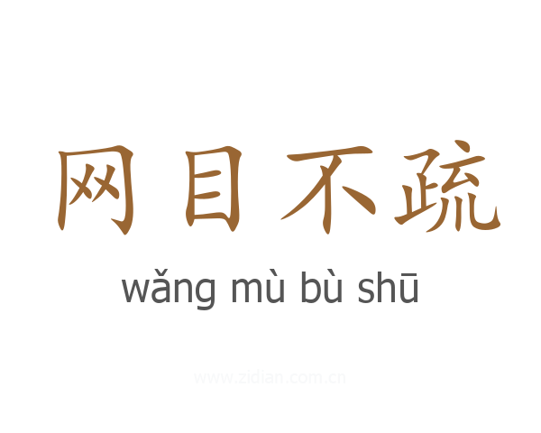 网目不疏