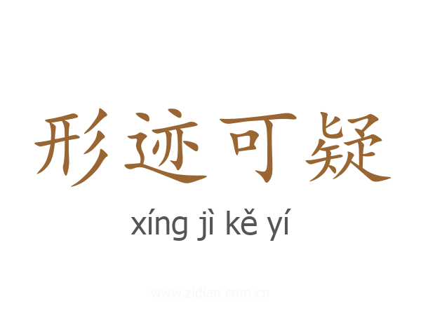 形迹可疑