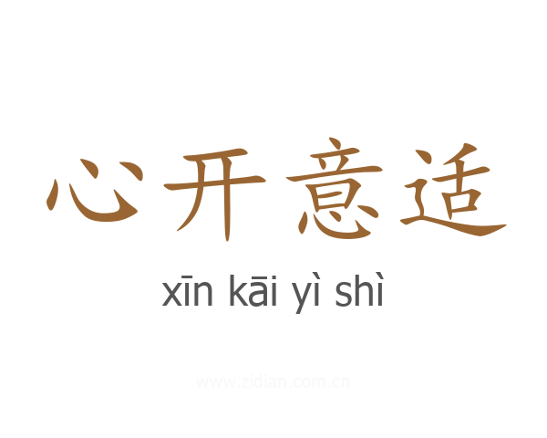 心开意适