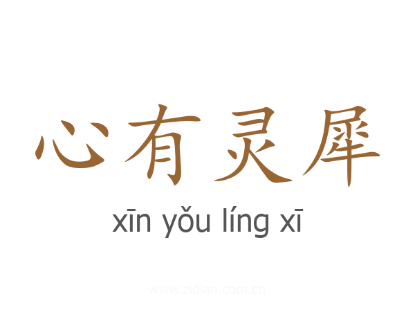 心有灵犀