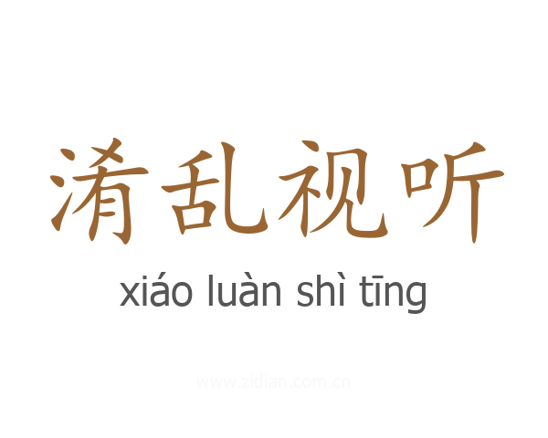 淆乱视听