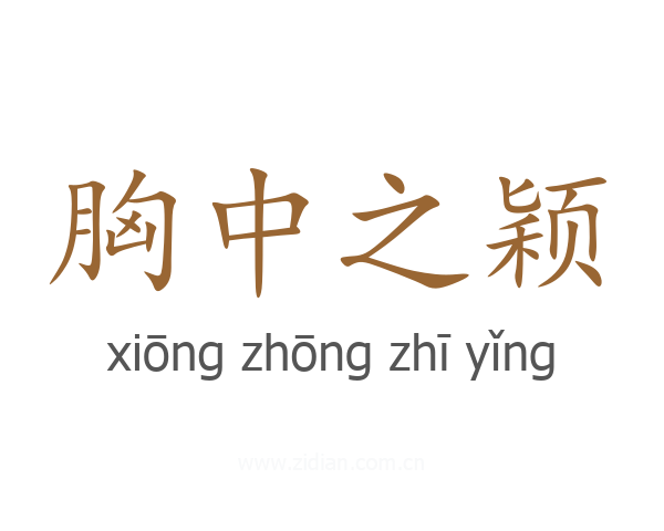 胸中之颖