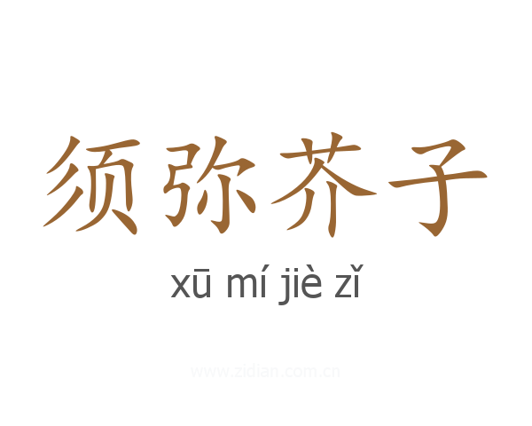 须弥芥子