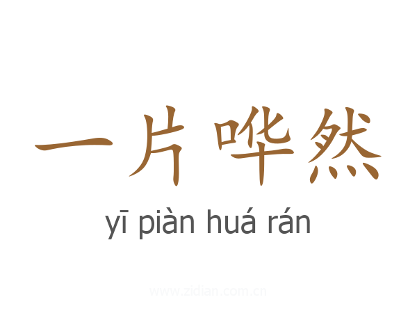一片哗然