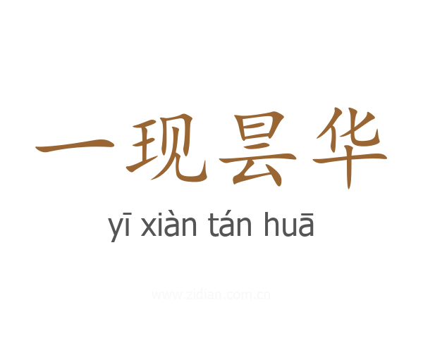 一现昙华