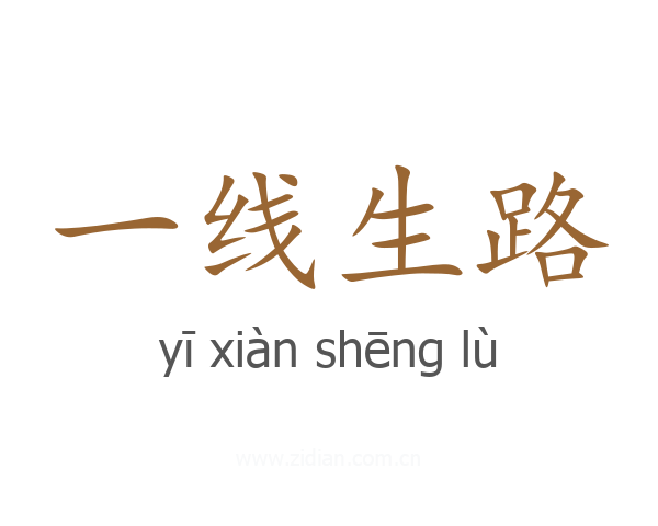 一线生路