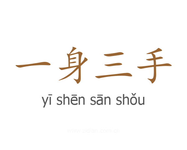 一身三手