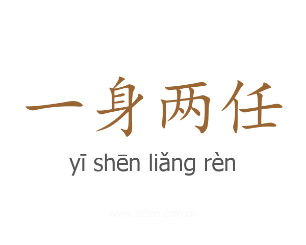 一身两任