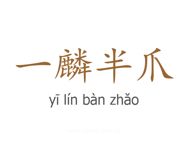 一麟半爪