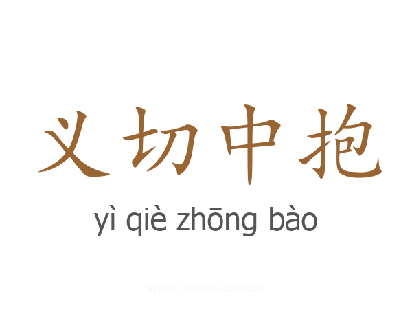 义切中抱