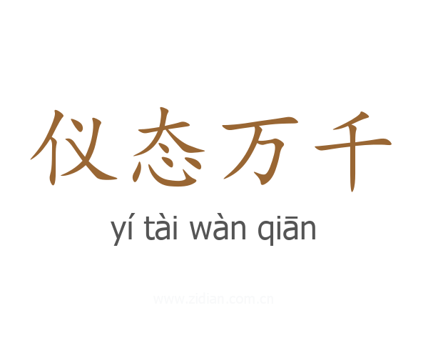 仪态万千