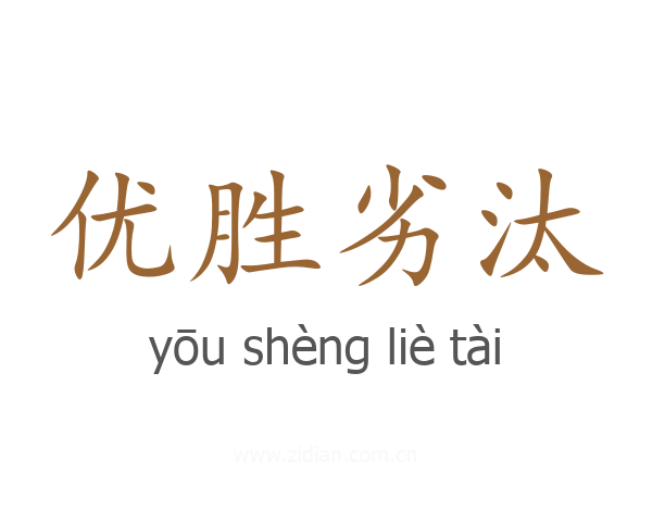 优胜劣汰