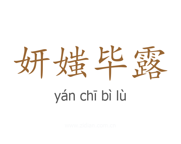 妍媸毕露
