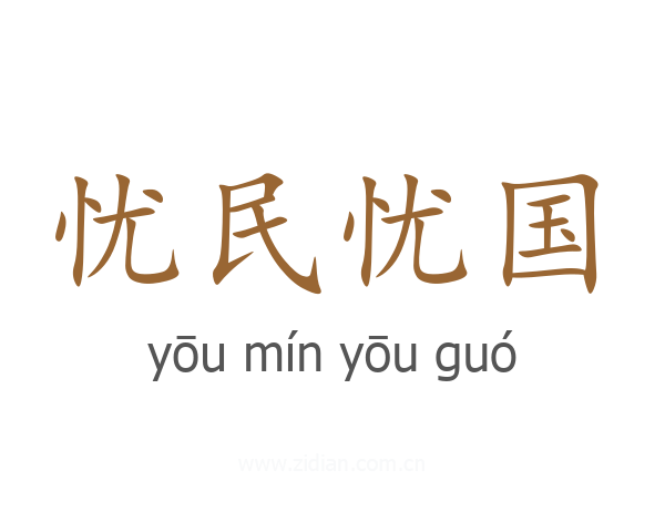 忧民忧国