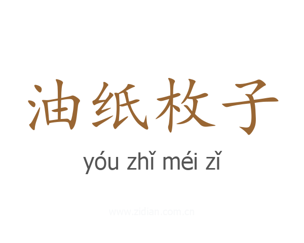油纸枚子