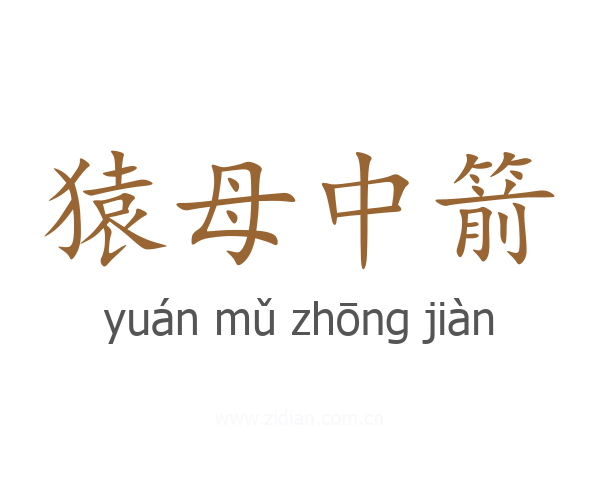 猿母中箭