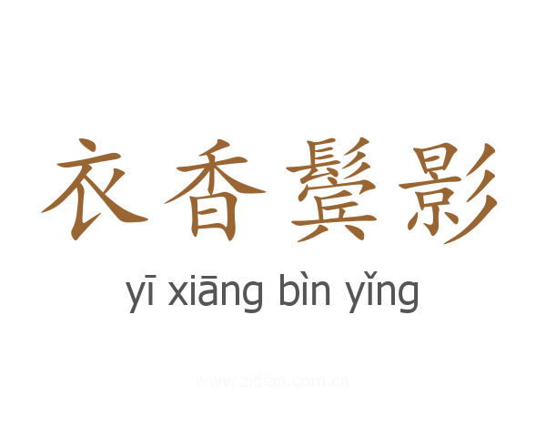 衣香鬓影