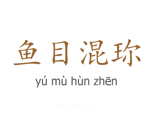 鱼目混珎