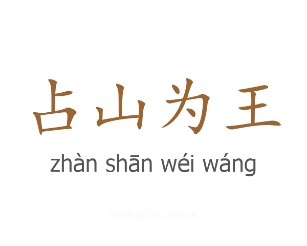 占山为王