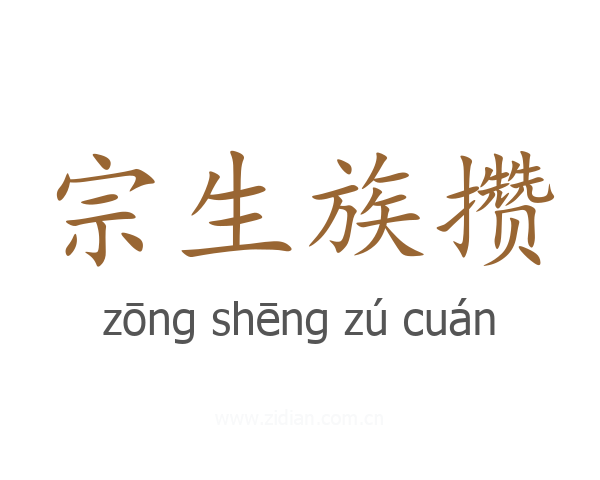 宗生族攒