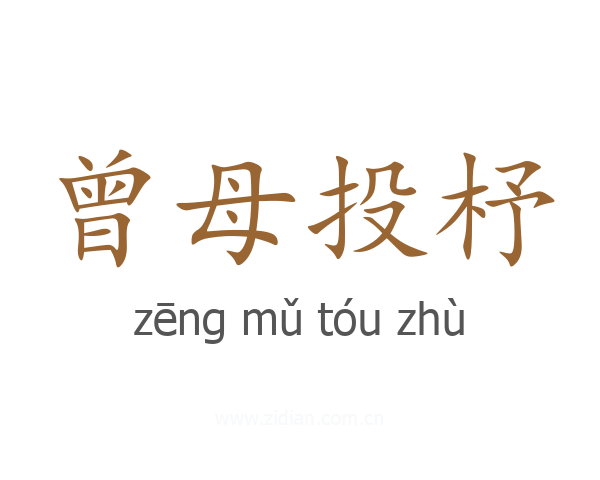 曾母投杼