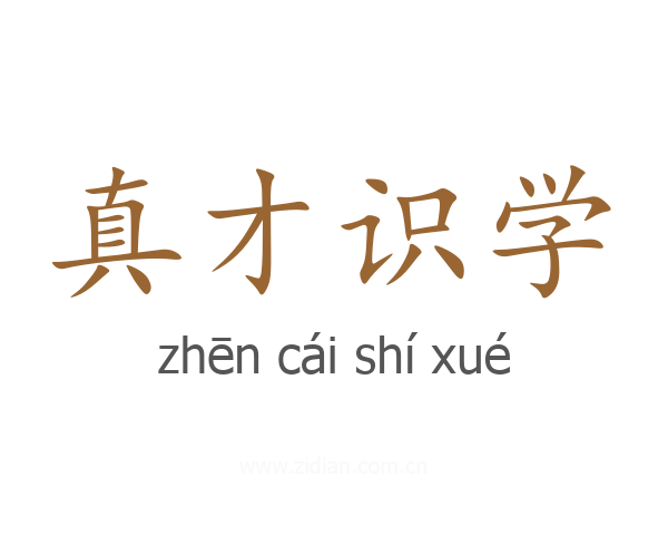 真才识学