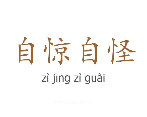 自惊自怪