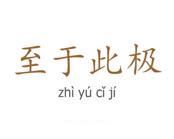 至于此极