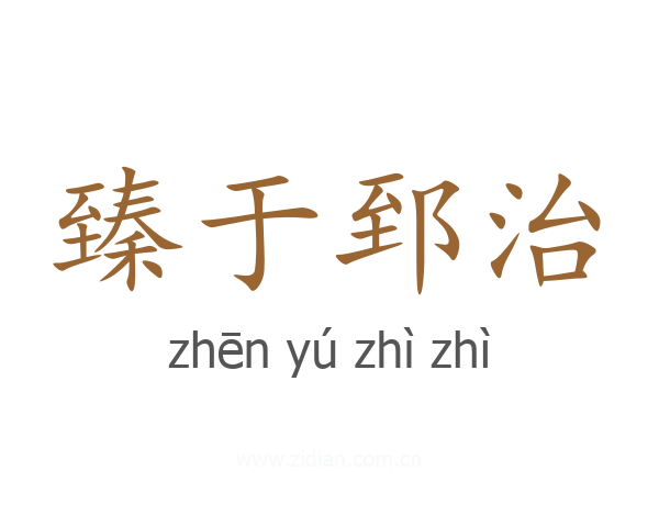 臻于郅治