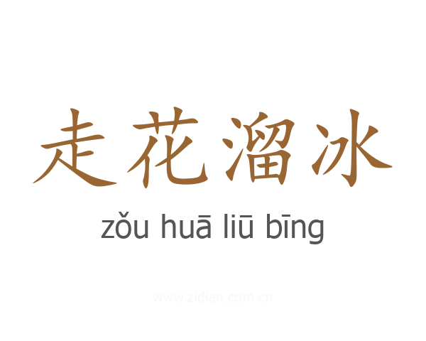 走花溜冰
