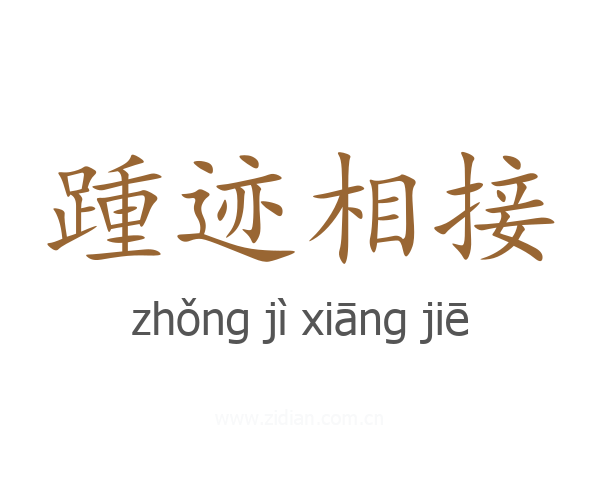 踵迹相接