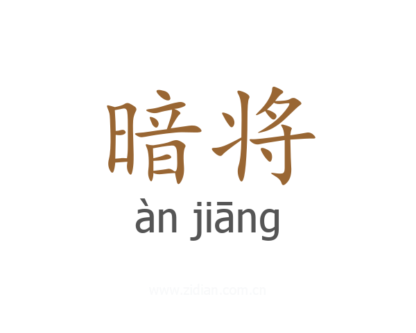 暗将