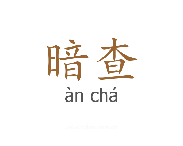 暗查