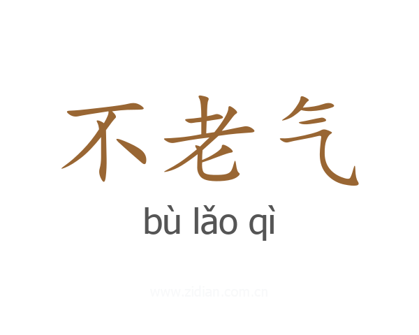 不老气