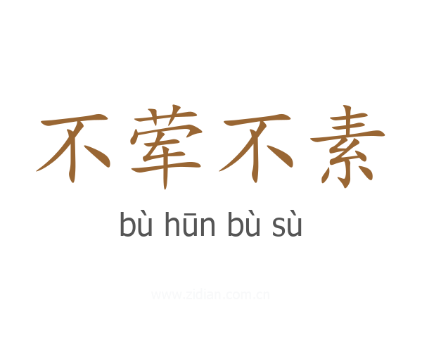 不荤不素