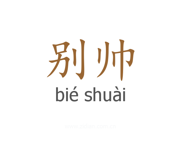 别帅