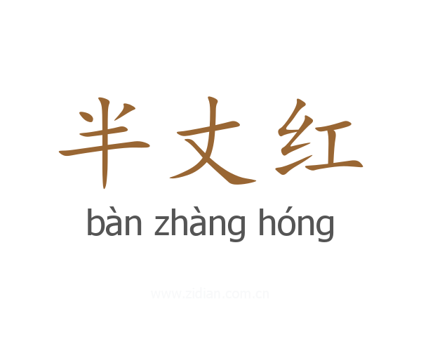 半丈红