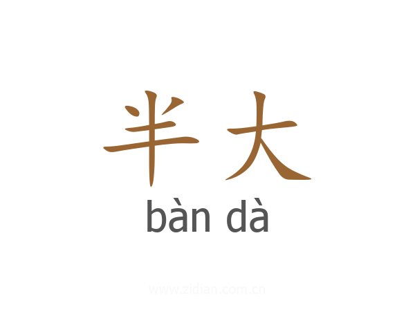 半大