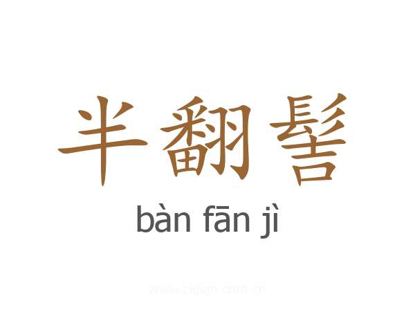 半翻髻