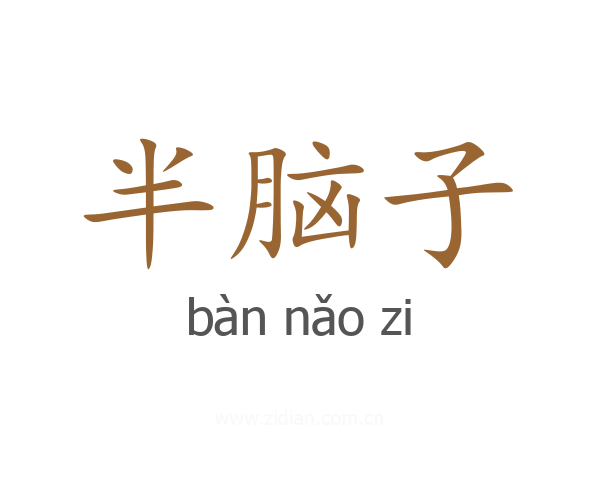 半脑子