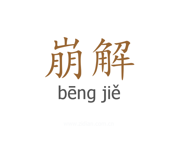 崩解