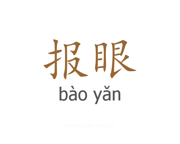报眼