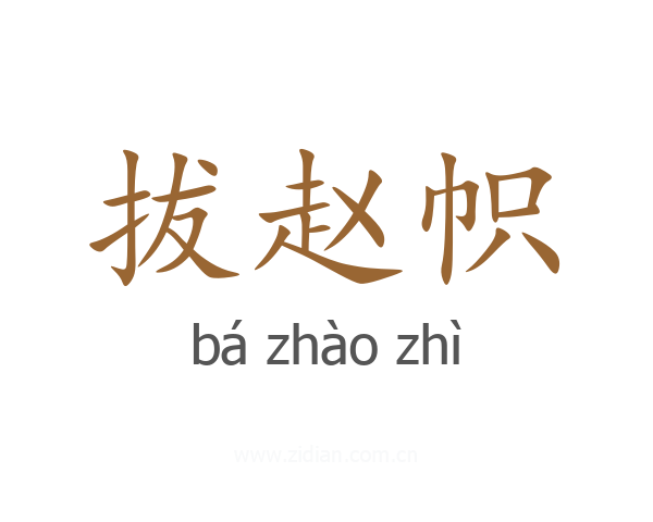 拔赵帜