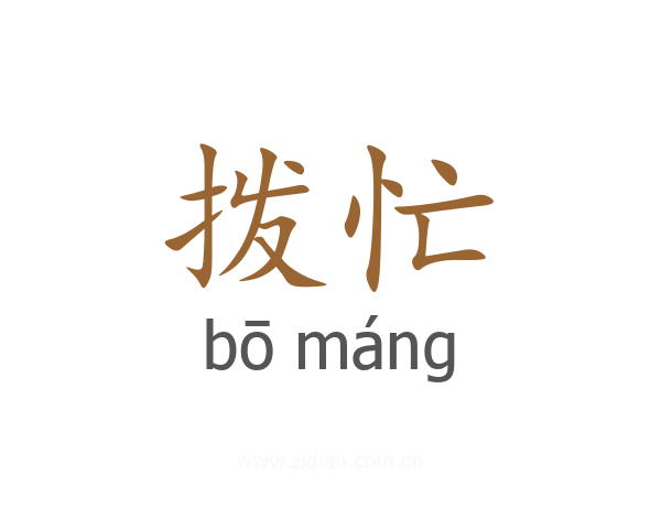 拨忙
