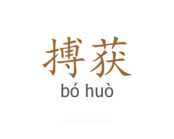 搏获